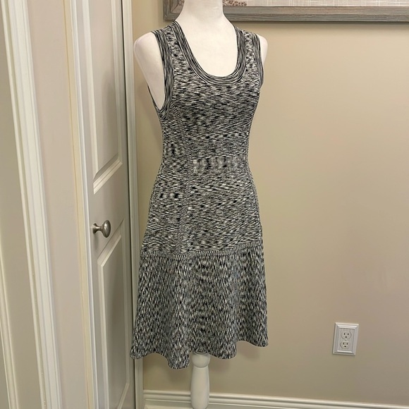 Lela Rose Black and White Patterned Dress - Picture 15 of 16